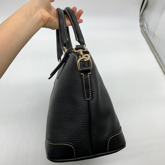 Dooney & Bourke Black Satchel Shoulder Bag with Crossbody Strap - Picture 9 of 16